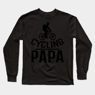 Cycling Papa Long Sleeve T-Shirt